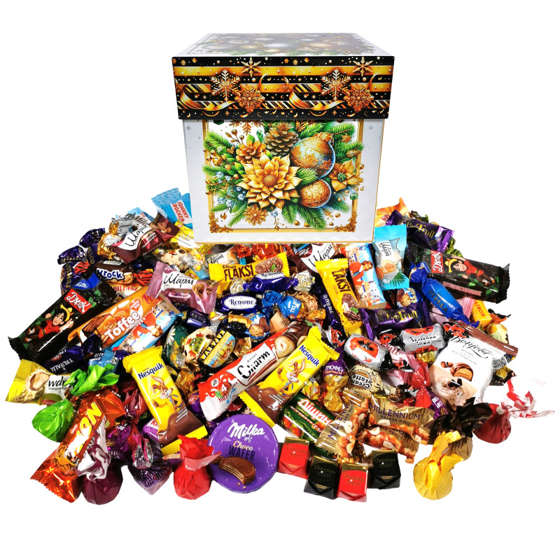 Подарунок №15 "Щаслива мить", 1,84 кг, Унікальна цукерка